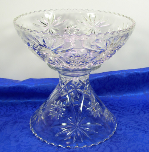 Anchor Hocking Glass EAPC Lg Punch Bowl Pedestal/Stand  