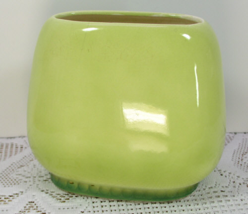   Green w/Forest Frolicking Horse/Pony Oval Planter/Flower Pot  